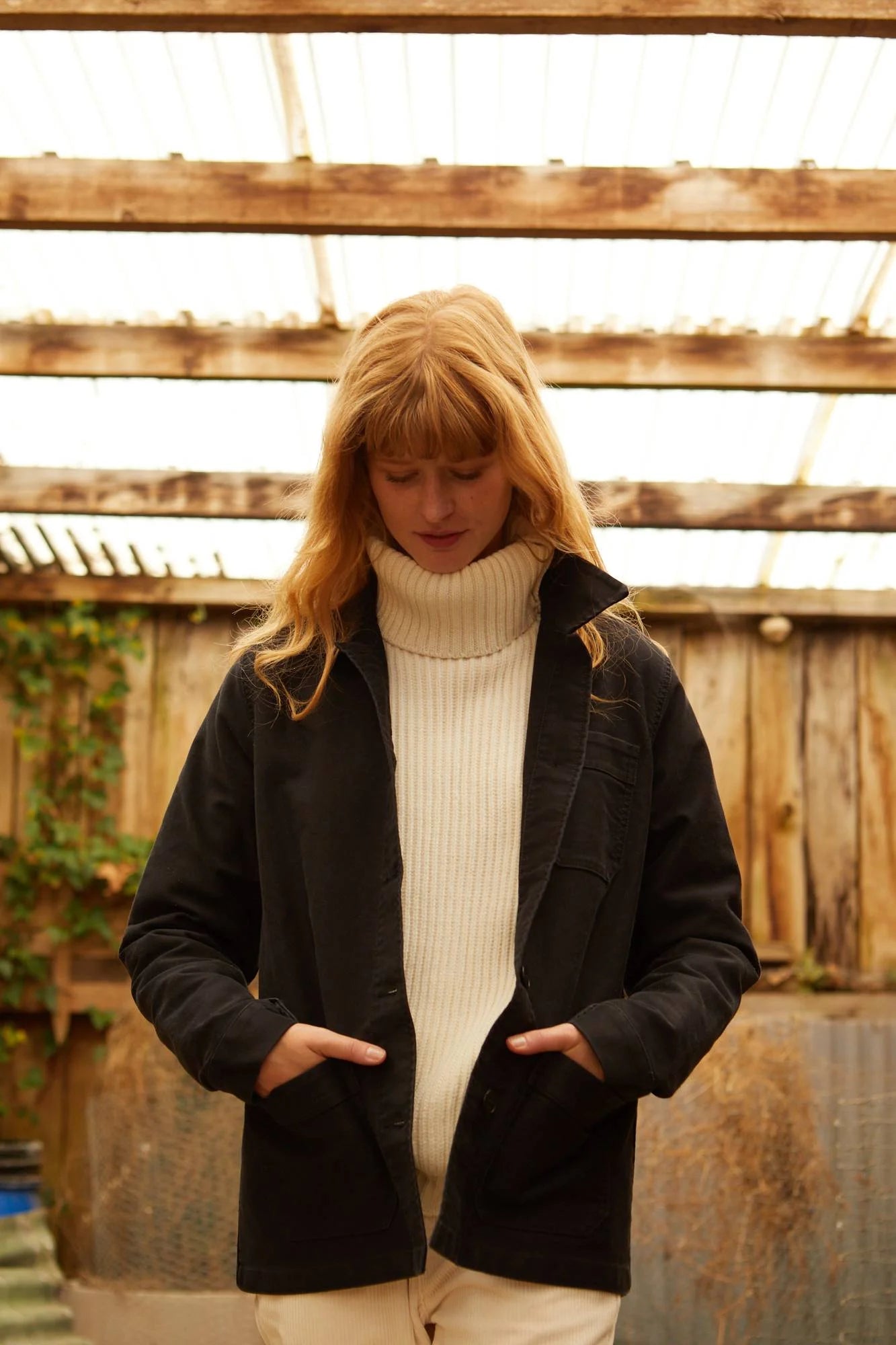 La veste de travail vintage - Washed - Femme