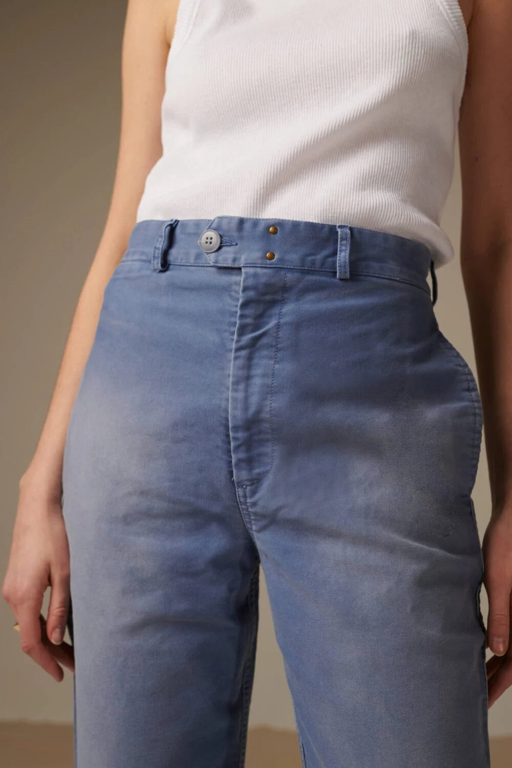 Philae - Pantalon de travail vintage washed