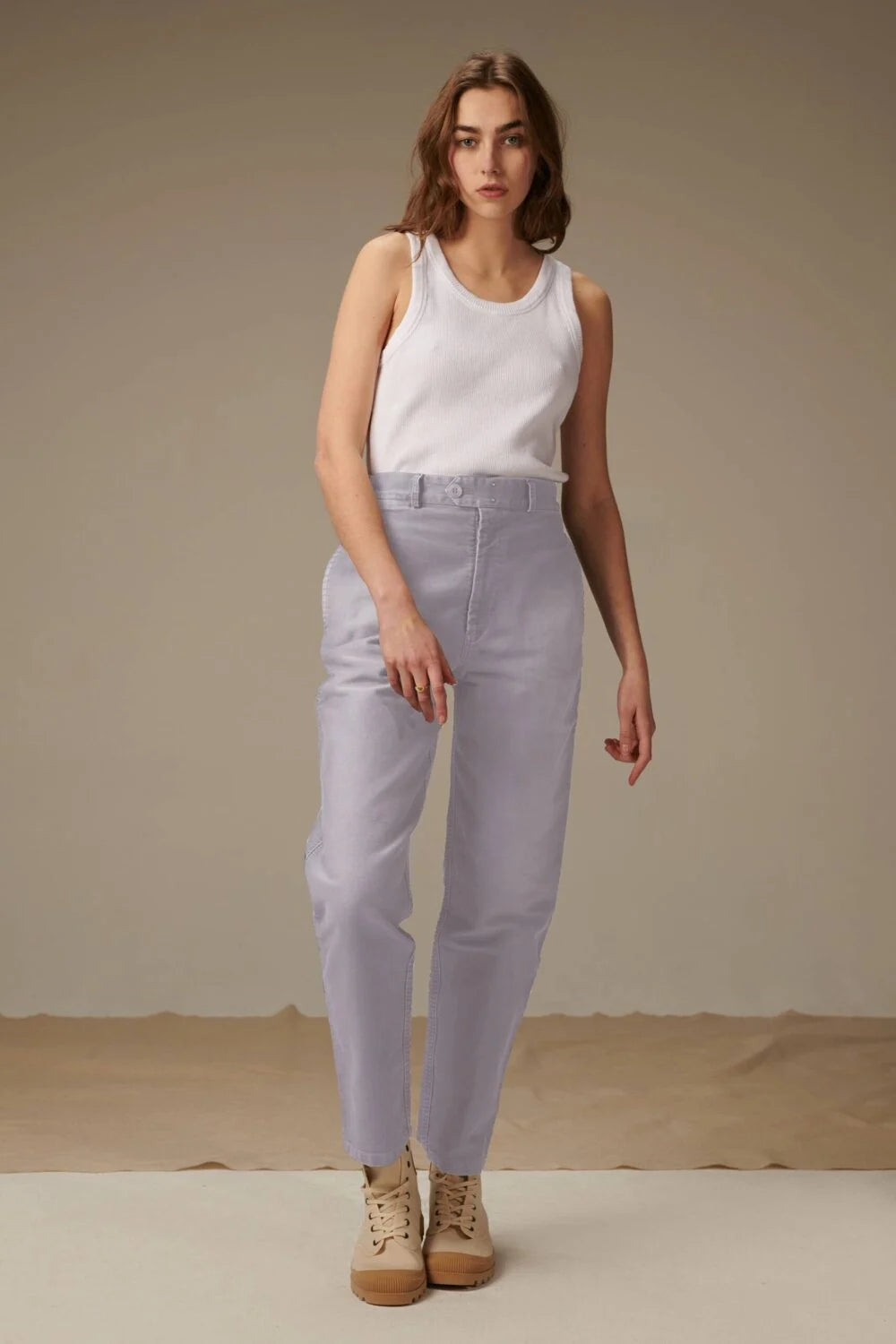 Philae - Pantalon de travail vintage washed