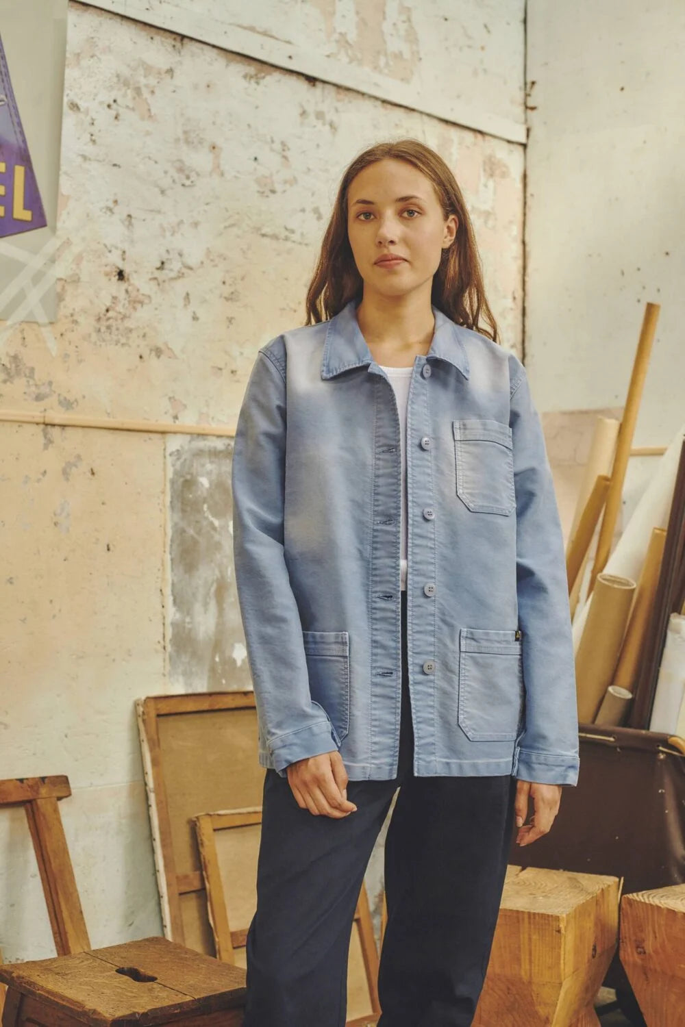 La veste de travail vintage - Washed - Femme
