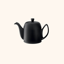 SALAM - Théière en porcelaine et inox noir pour servir 4 tasses de thé