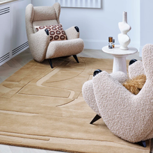 Tapis contemporain COLLAGE ECUREUIL 170/240